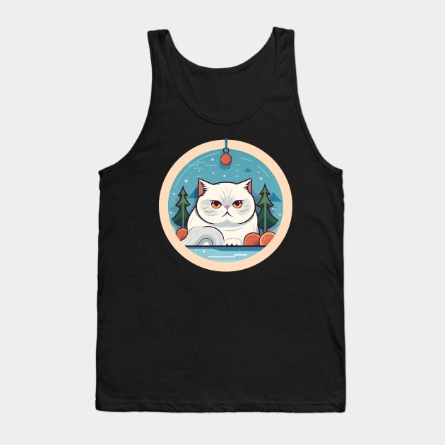 Exotic Shorthair Cat Xmas Xmas Ornament, Love Cats Tank Top by dukito